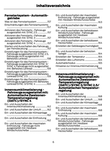 2023-2024 Ford Focus Owner's Manual | German