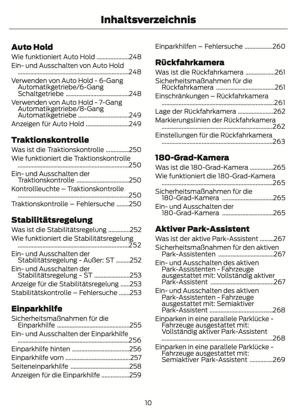 2024 Ford Focus Owner's Manual | German