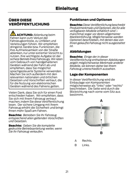 2024 Ford Focus Owner's Manual | German