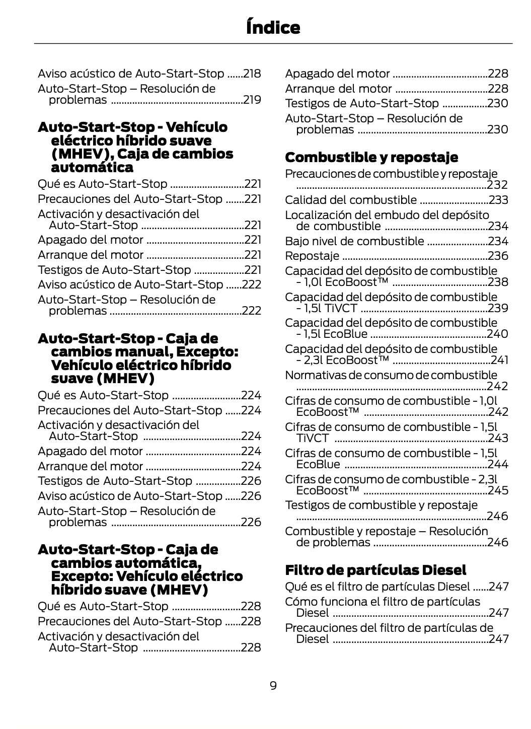 2023-2024 Ford Focus Owner's Manual | Spanish