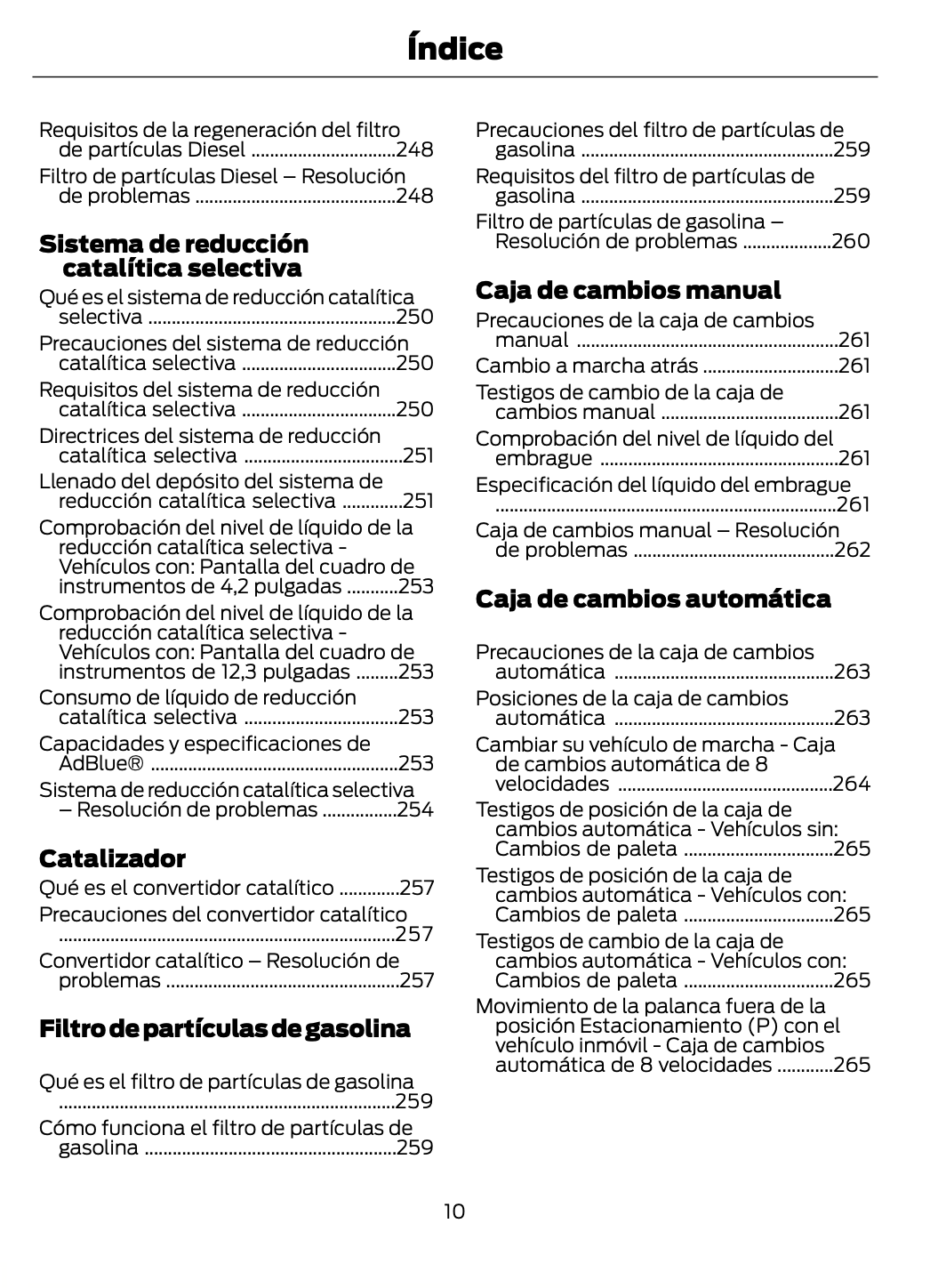 2023-2024 Ford Focus Owner's Manual | Spanish