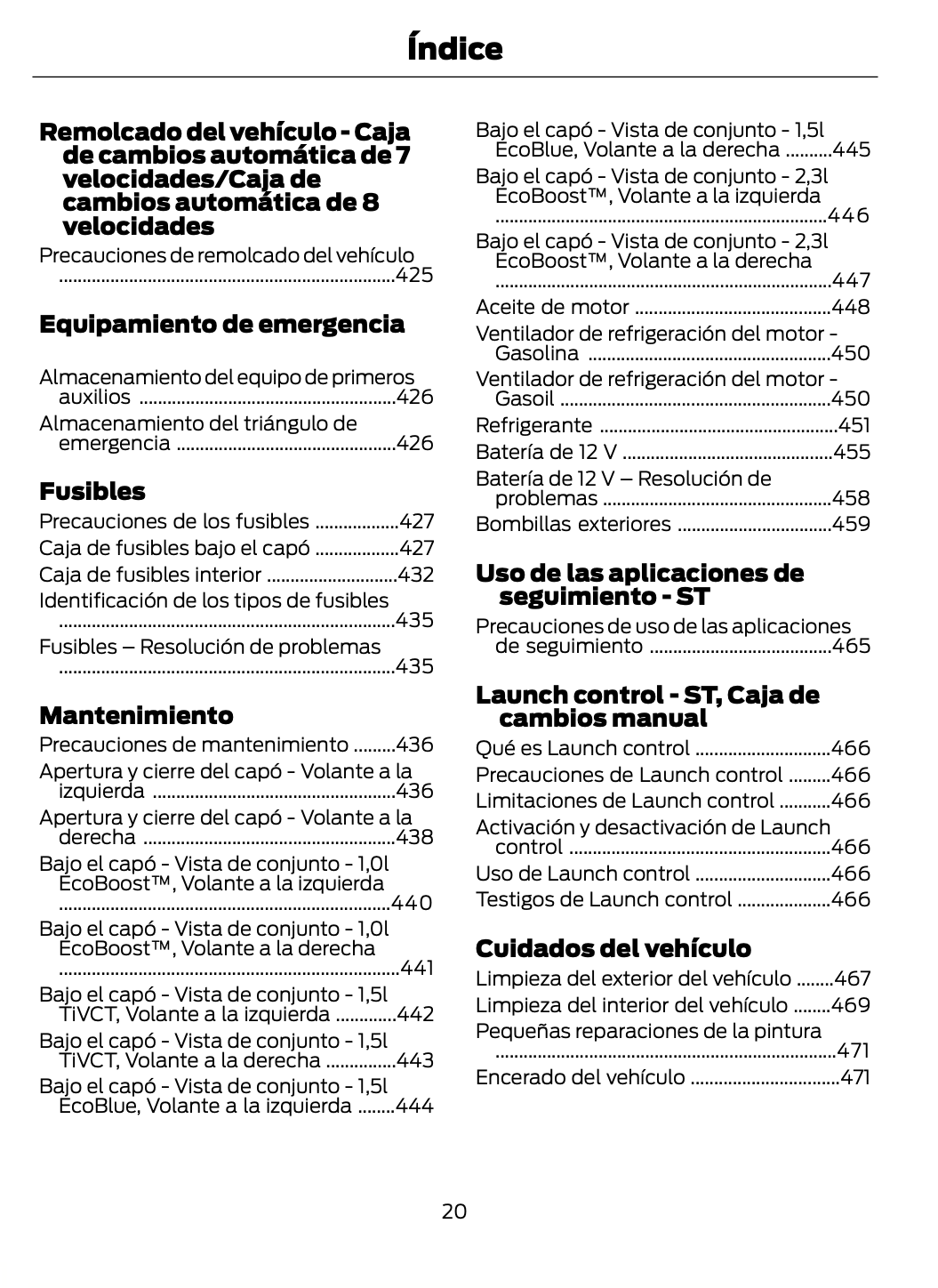 2023-2024 Ford Focus Owner's Manual | Spanish