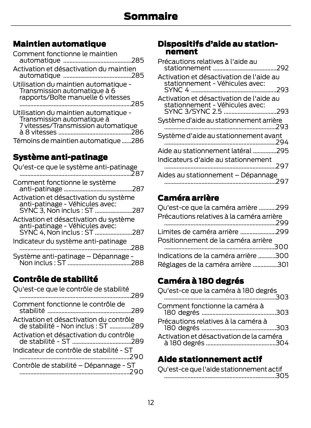 2023-2024 Ford Focus Manuel du propriétaire | Français