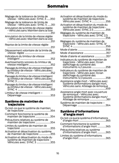 2023-2024 Ford Focus Owner's Manual | French