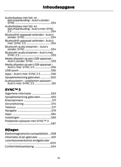 2021 Ford Focus Owner's Manual | Dutch