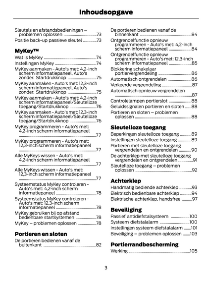 2021 Ford Focus Owner's Manual | Dutch