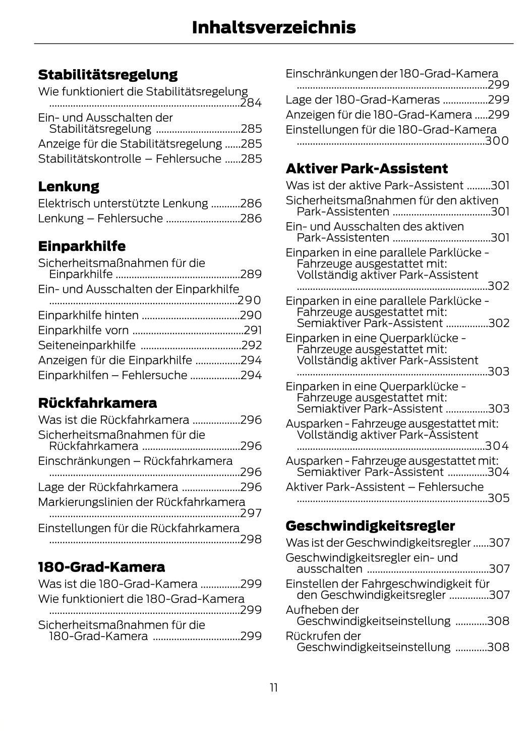 2022-2024 Ford Kuga Owner's Manual | German