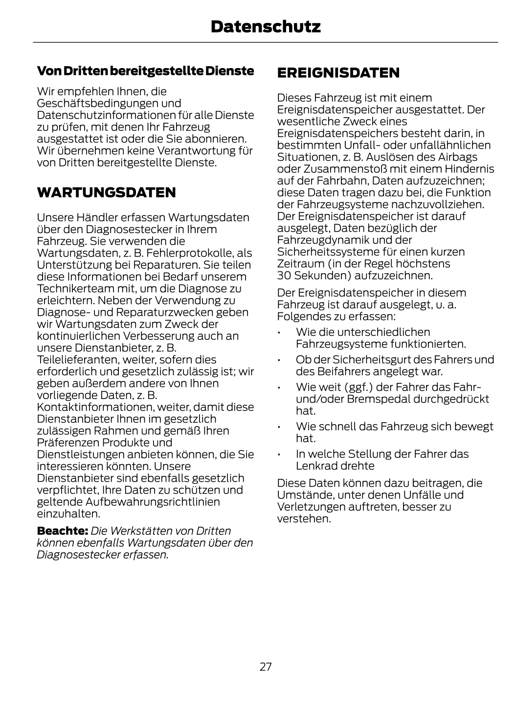 2022-2024 Ford Kuga Owner's Manual | German