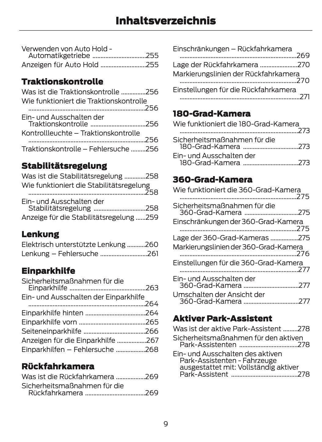 2024-2025 Ford Kuga Owner's Manual | German