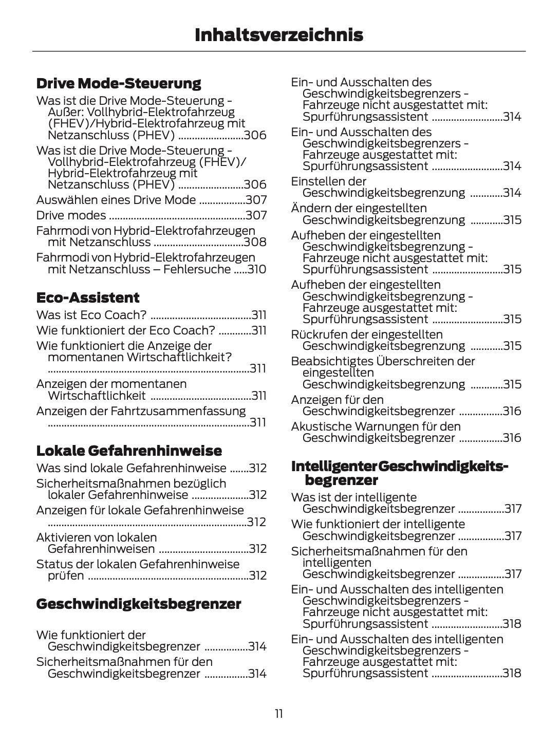 2024-2025 Ford Kuga Owner's Manual | German