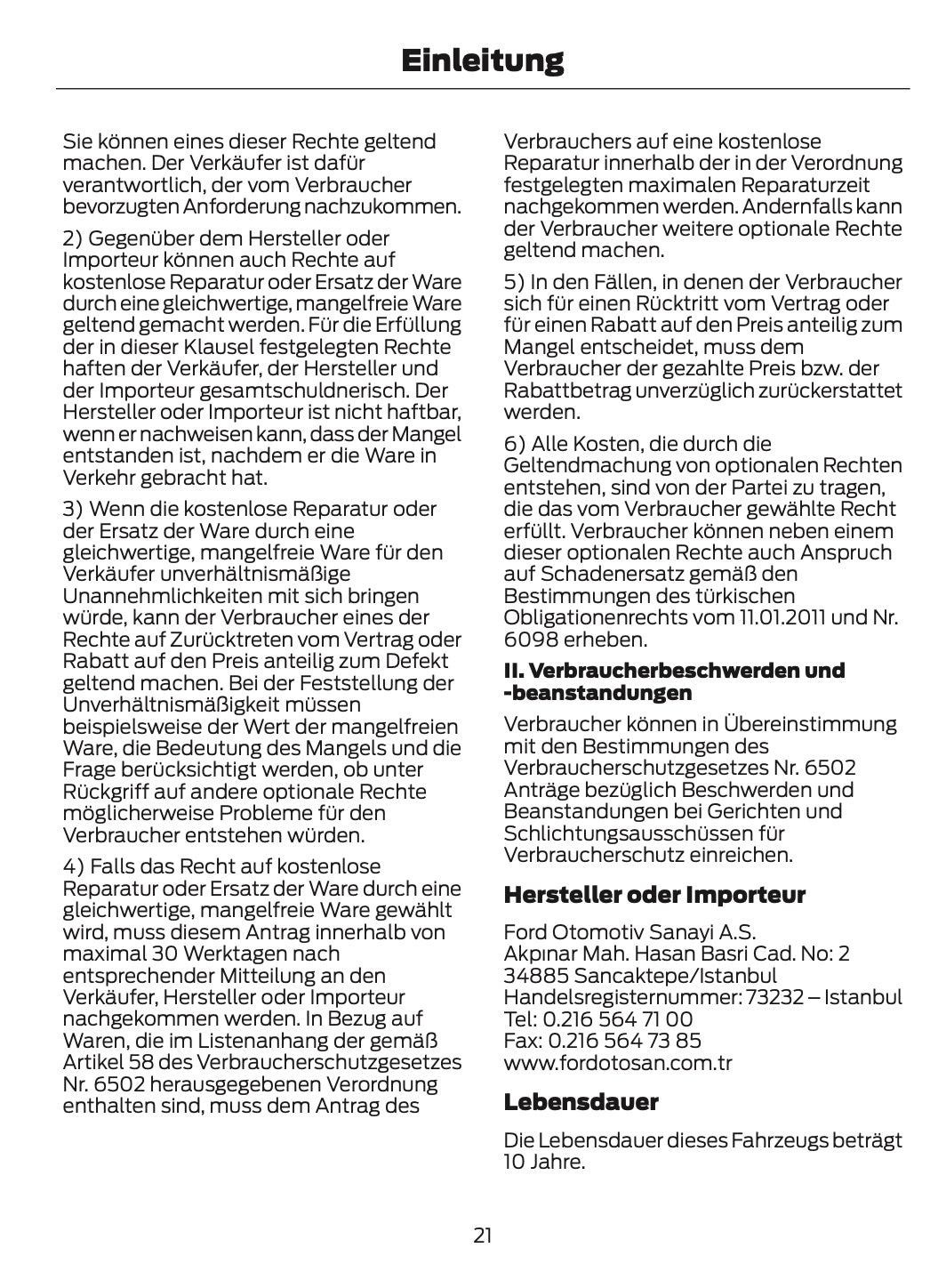 2024-2025 Ford Kuga Owner's Manual | German