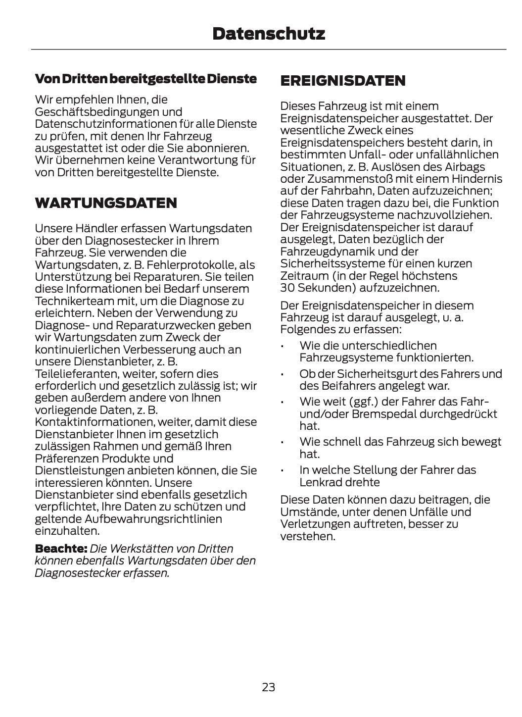 2024-2025 Ford Kuga Owner's Manual | German