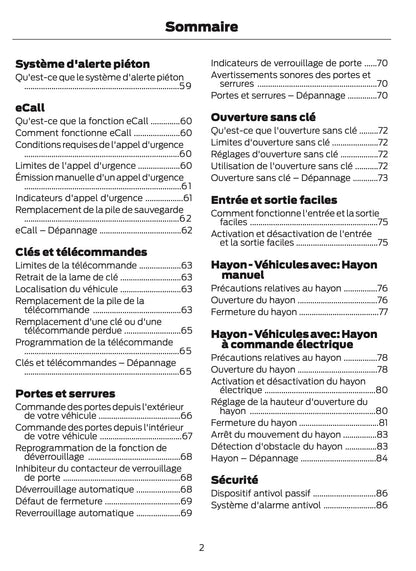 2025-2026 Ford Kuga Manuel du propriétaire | Français