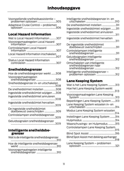 2025-2026 Ford Kuga Owner's Manual | Dutch