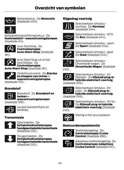 2025-2026 Ford Kuga Owner's Manual | Dutch