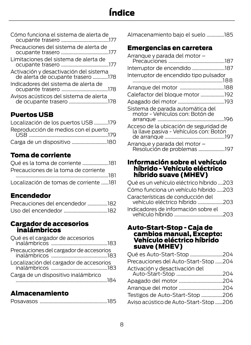 2023-2024 Ford Puma Owner's Manual | Spanish