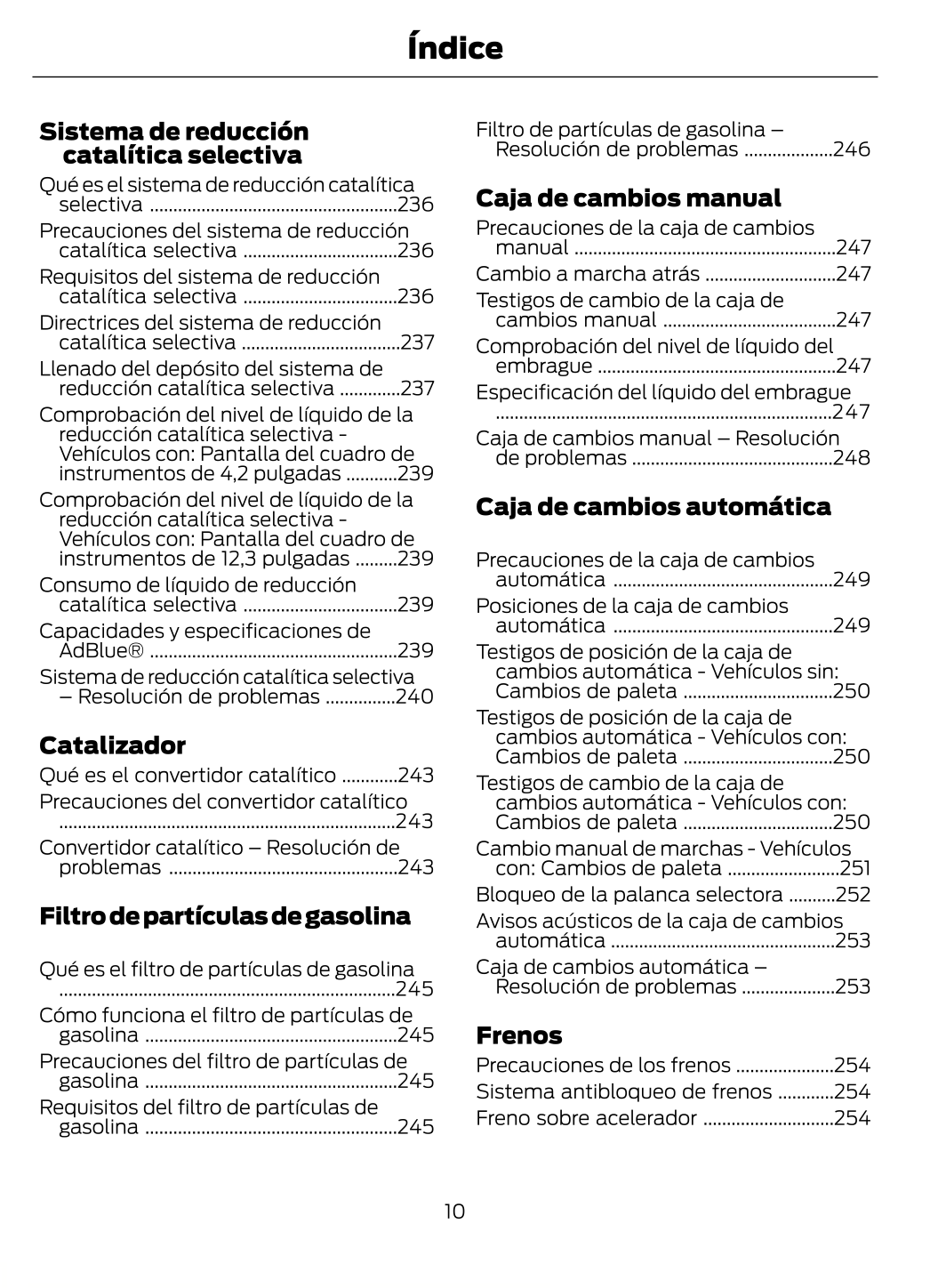 2023-2024 Ford Puma Owner's Manual | Spanish