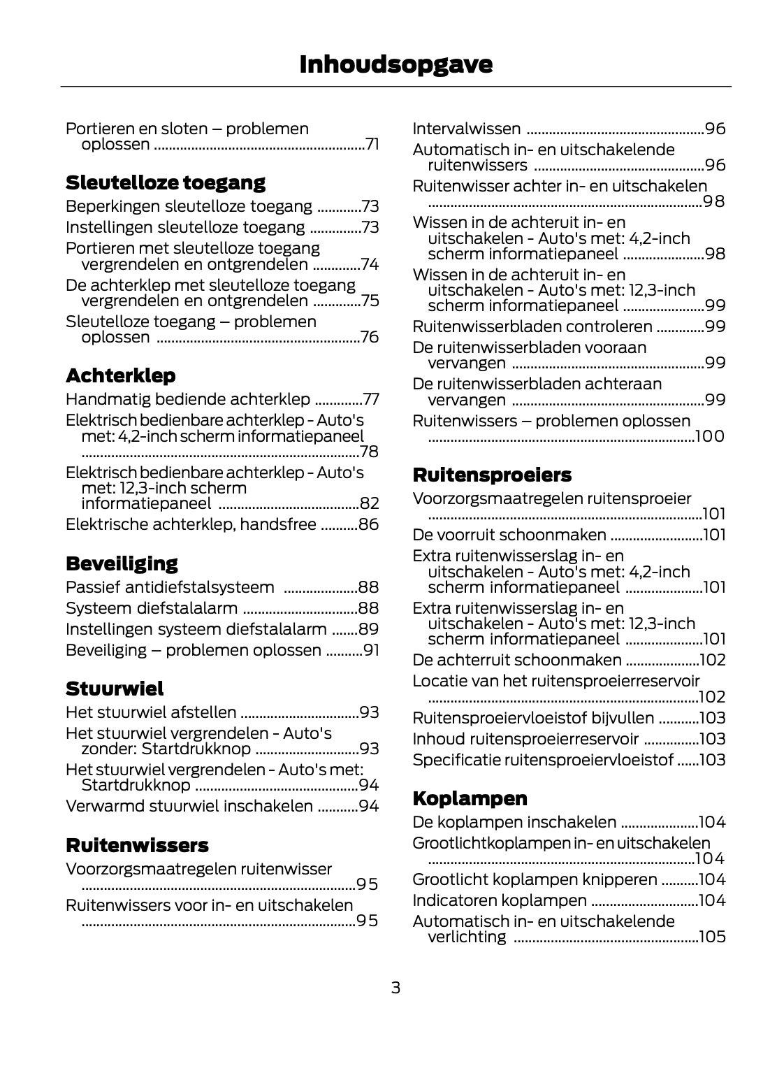 2021 Ford Puma Owner's Manual | Dutch