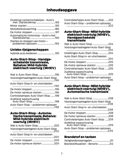 2021 Ford Puma Owner's Manual | Dutch