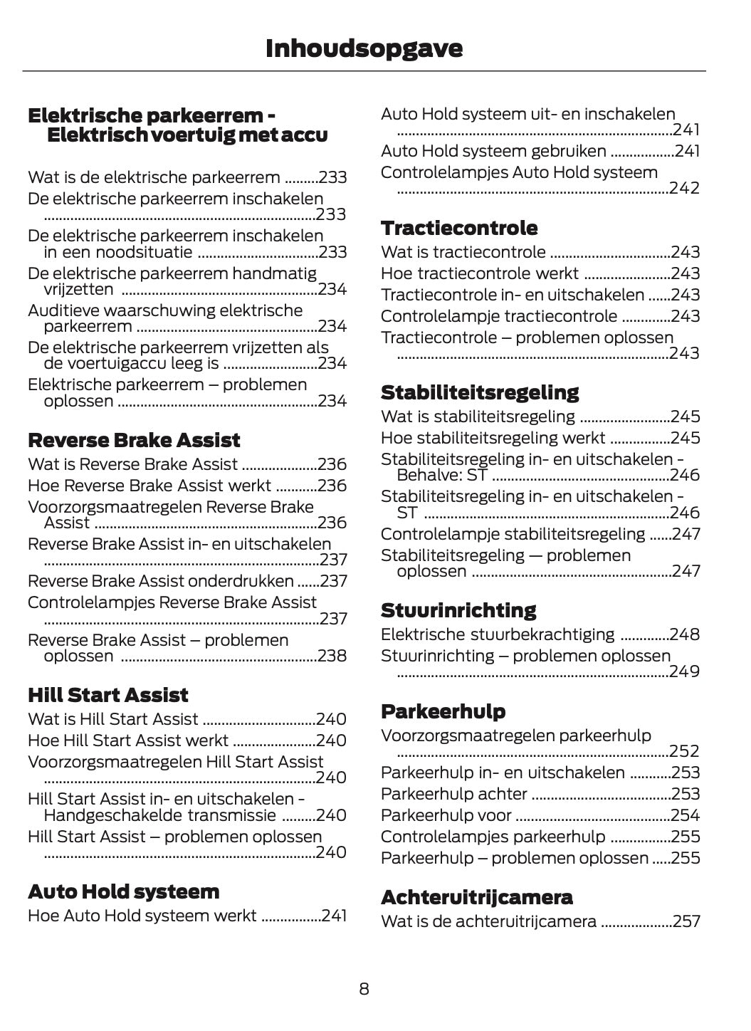 2025 Ford Puma Owner's Manual | Dutch