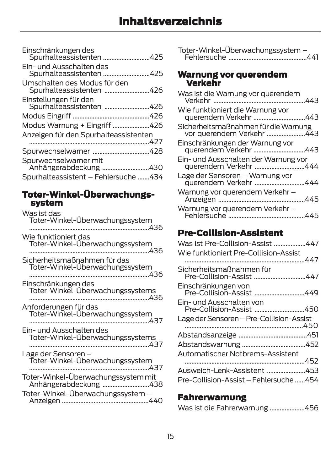 2025-2026 Ford Ranger Owner's Manual | German