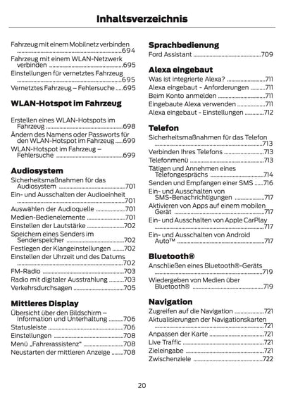 2025-2026 Ford Ranger Owner's Manual | German