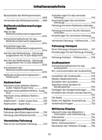 2026 Ford Ranger Owner's Manual | German