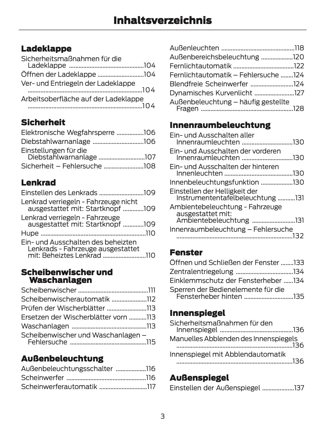 2026 Ford Ranger Owner's Manual | German