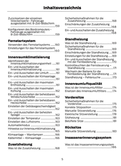 2026 Ford Ranger Owner's Manual | German