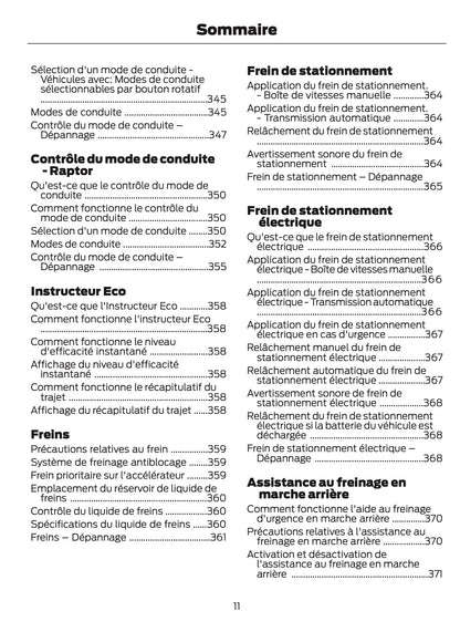 2026 Ford Ranger Owner's Manual | French