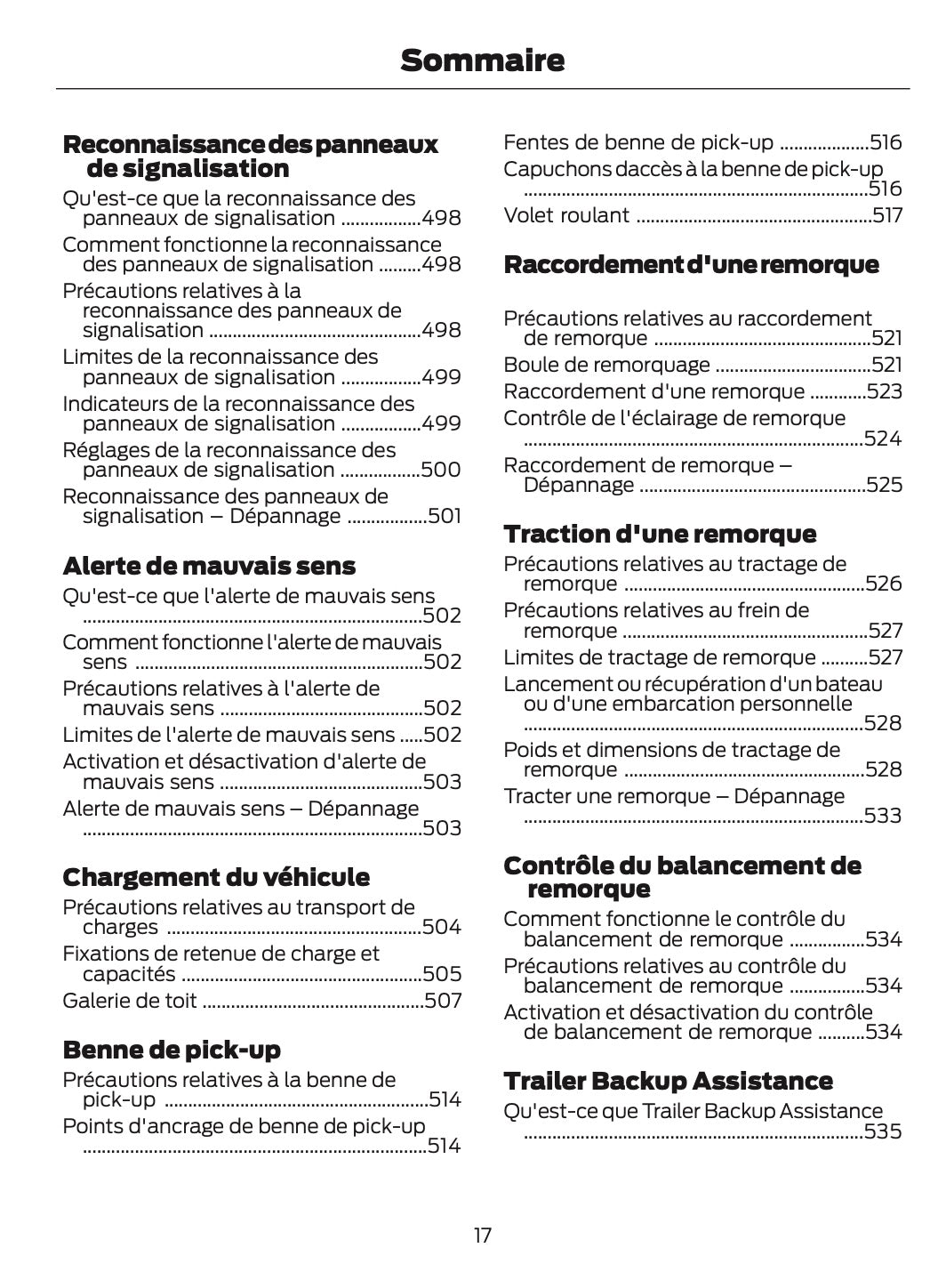 2026 Ford Ranger Owner's Manual | French