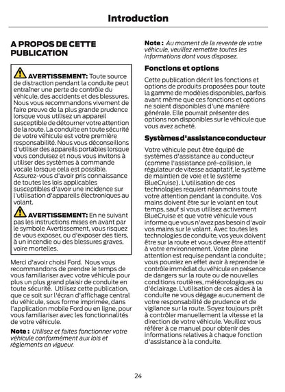 2026 Ford Ranger Owner's Manual | French