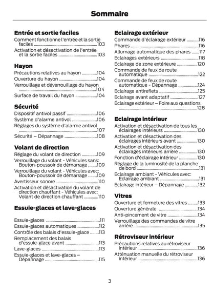 2026 Ford Ranger Owner's Manual | French
