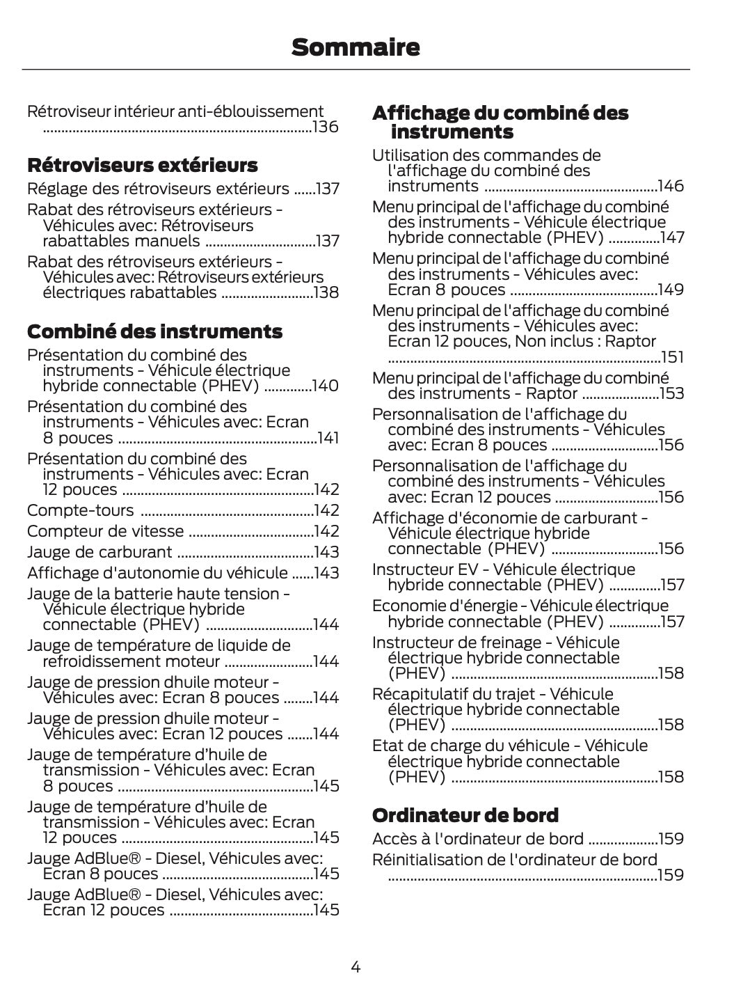 2026 Ford Ranger Owner's Manual | French