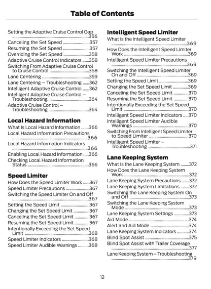 2025-2026 Ford Ranger Owner's Manual | English