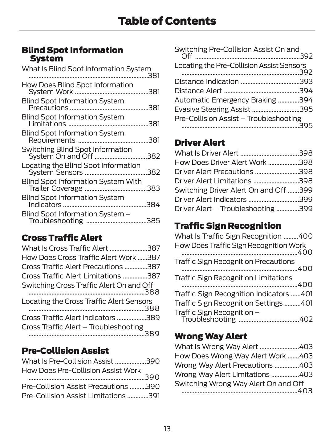 2025-2026 Ford Ranger Owner's Manual | English