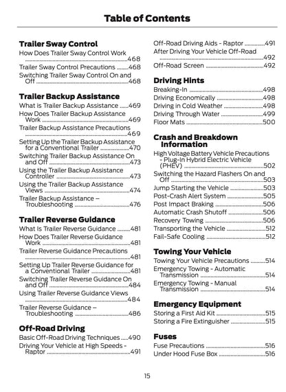 2026 Ford Ranger Owner's Manual | English
