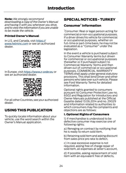 2026 Ford Ranger Owner's Manual | English