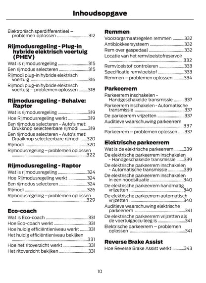 2025-2026 Ford Ranger Owner's Manual | Dutch