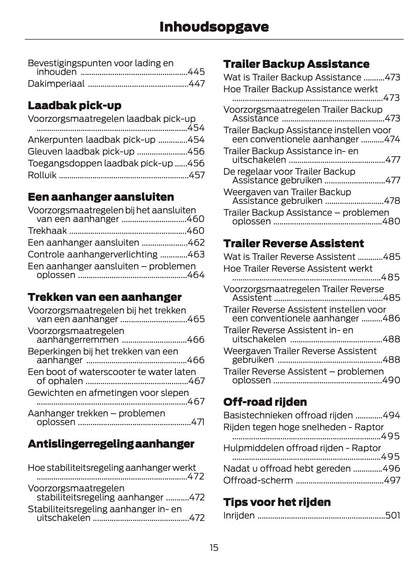 2025-2026 Ford Ranger Owner's Manual | Dutch