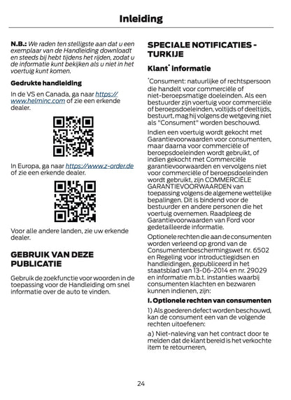 2025-2026 Ford Ranger Owner's Manual | Dutch