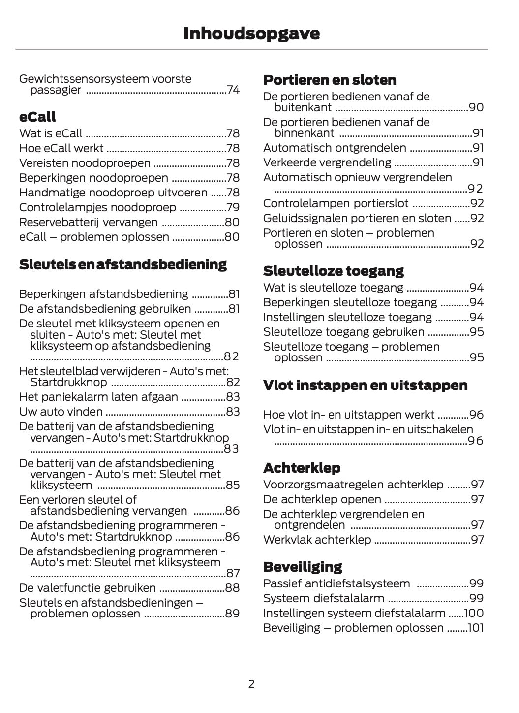 2025-2026 Ford Ranger Owner's Manual | Dutch
