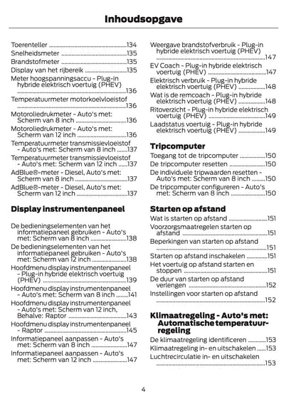 2025-2026 Ford Ranger Owner's Manual | Dutch