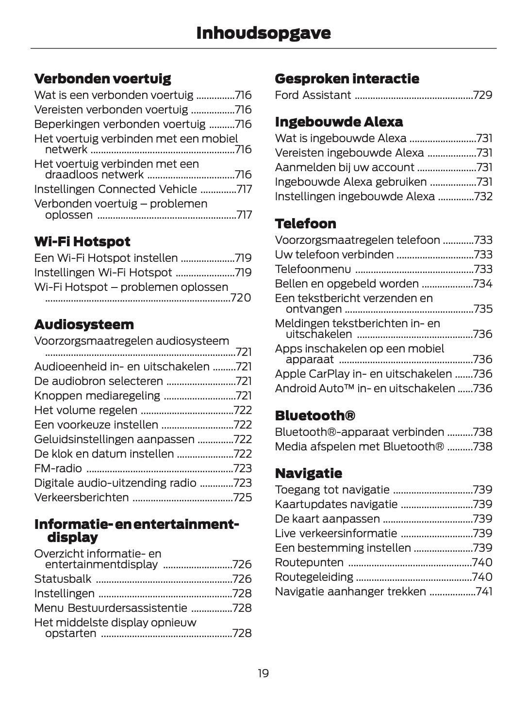 2026 Ford Ranger Owner's Manual | Dutch
