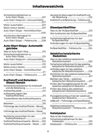 2026 Ford Tourneo Courier/Transit Courier Owner's Manual | German