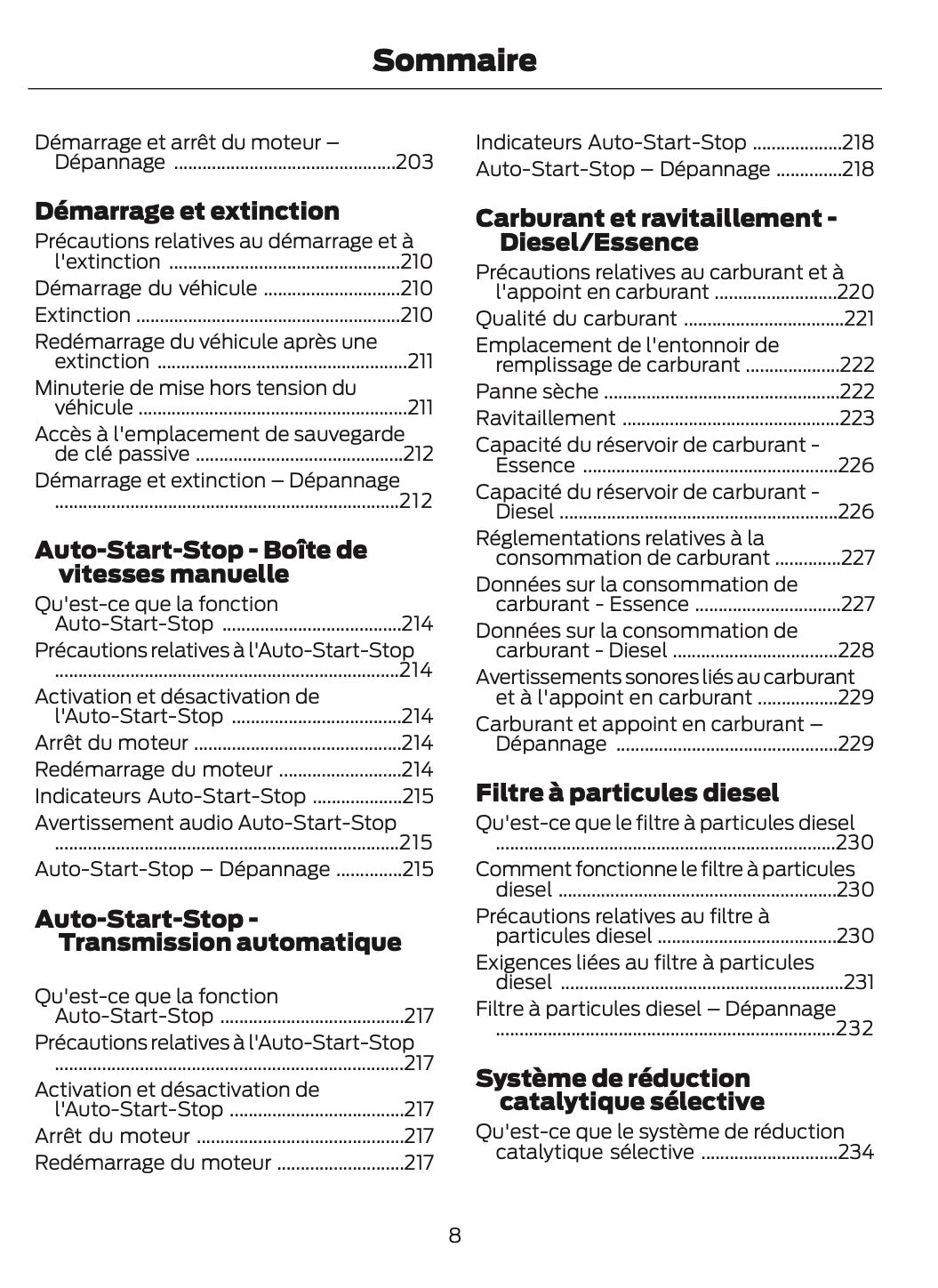 2026 Ford Tourneo Courier/Transit Courier Owner's Manual | French
