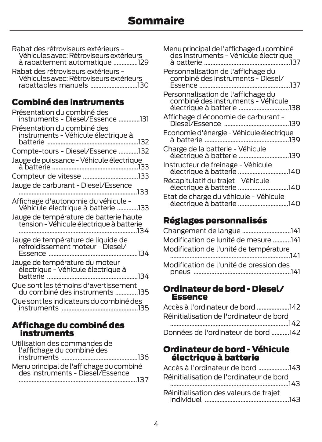 2026 Ford Tourneo Courier/Transit Courier Owner's Manual | French