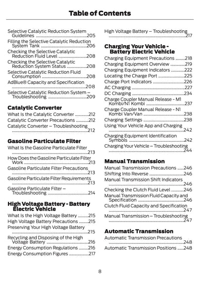2026 Ford Tourneo Courier/Transit Courier Owner's Manual | English