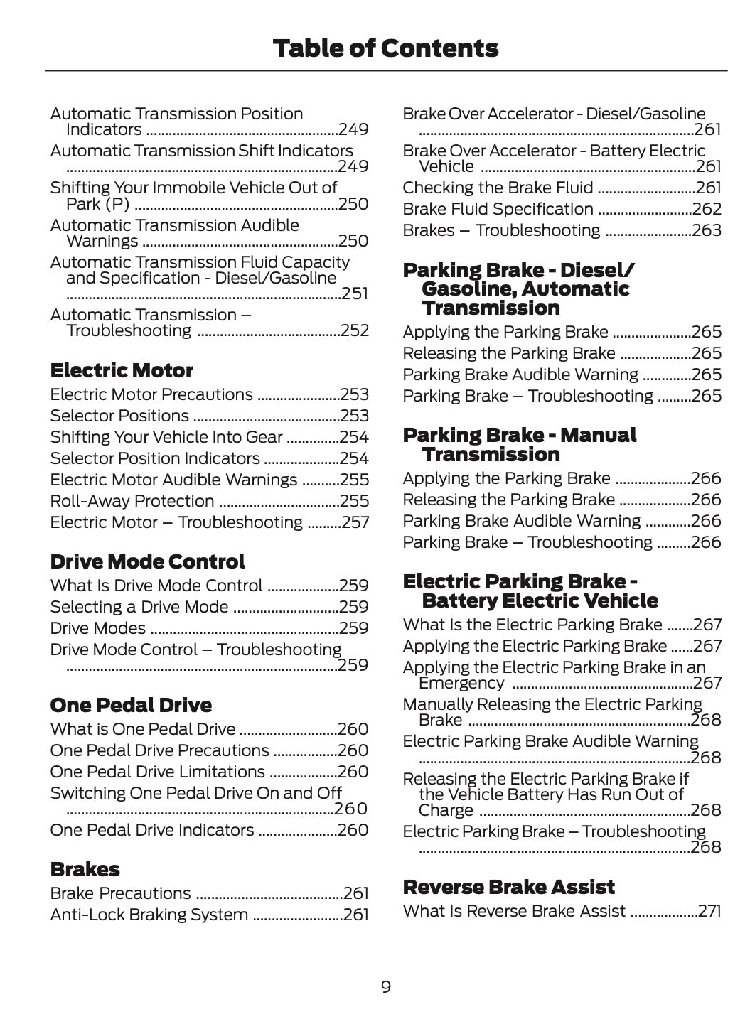 2026 Ford Tourneo Courier/Transit Courier Owner's Manual | English