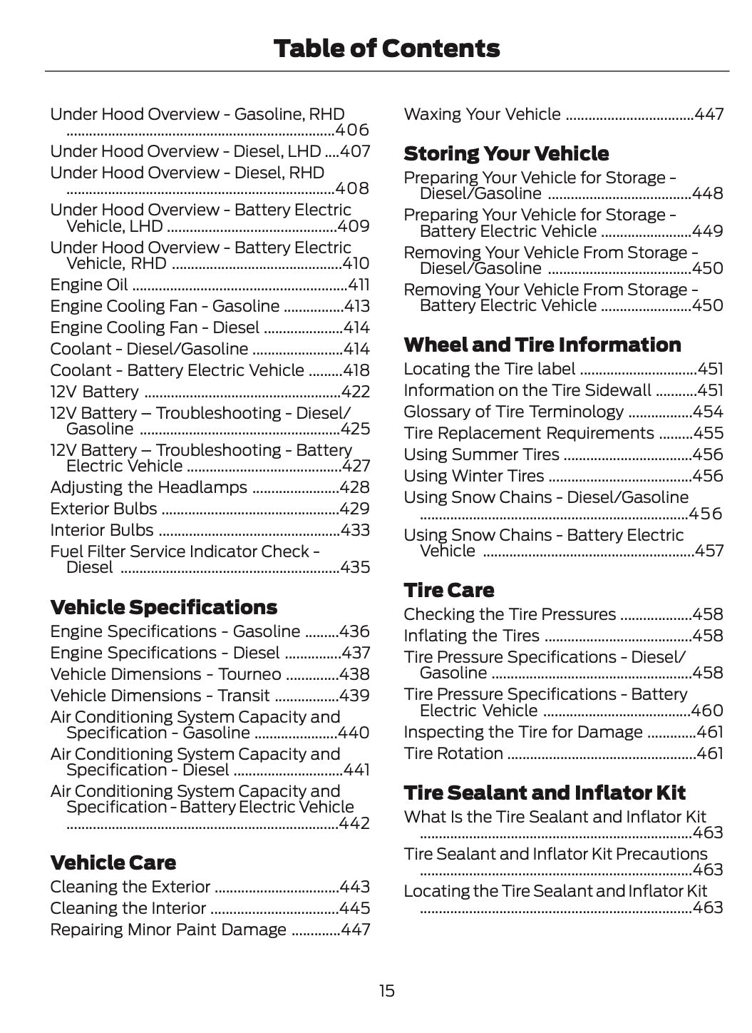 2026 Ford Tourneo Courier/Transit Courier Owner's Manual | English